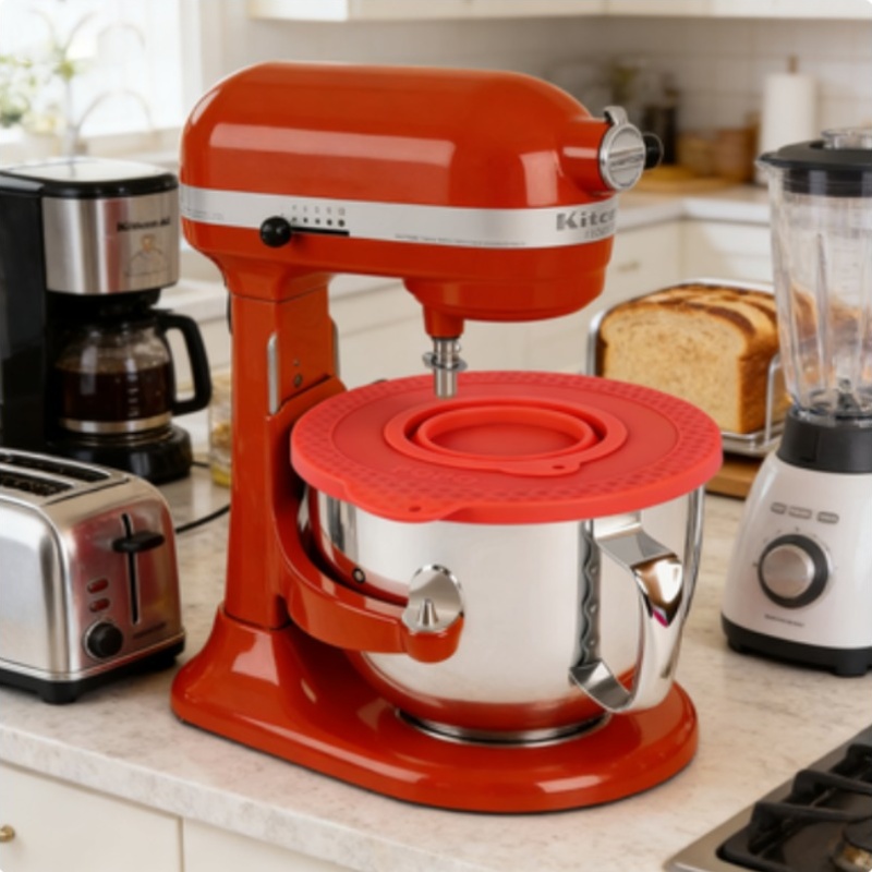 Stand Mixer Bowl - Siliconen mixerkomdeksel compatibel met KitchenAid 4,5-5