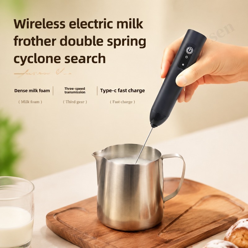 Yogurt Maker Electric - Elektrische koffieopschuimer 2 in 1 Oplaadbare