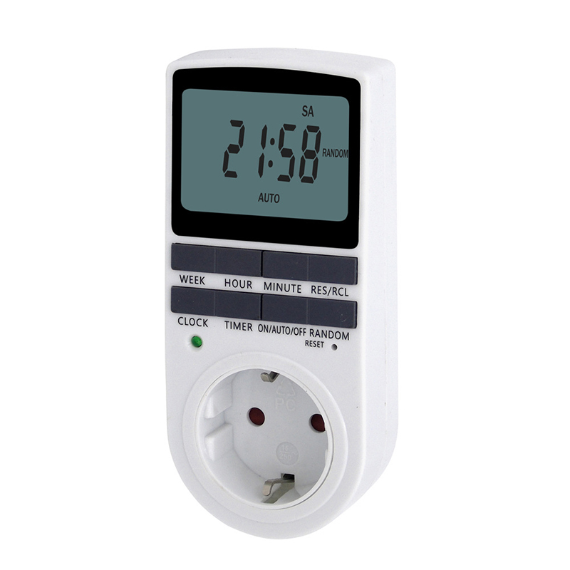 Kitchen Appliances Uk - Digitale Tijdschakelaar Elektronische 12/24 Uur Programmeerbare
