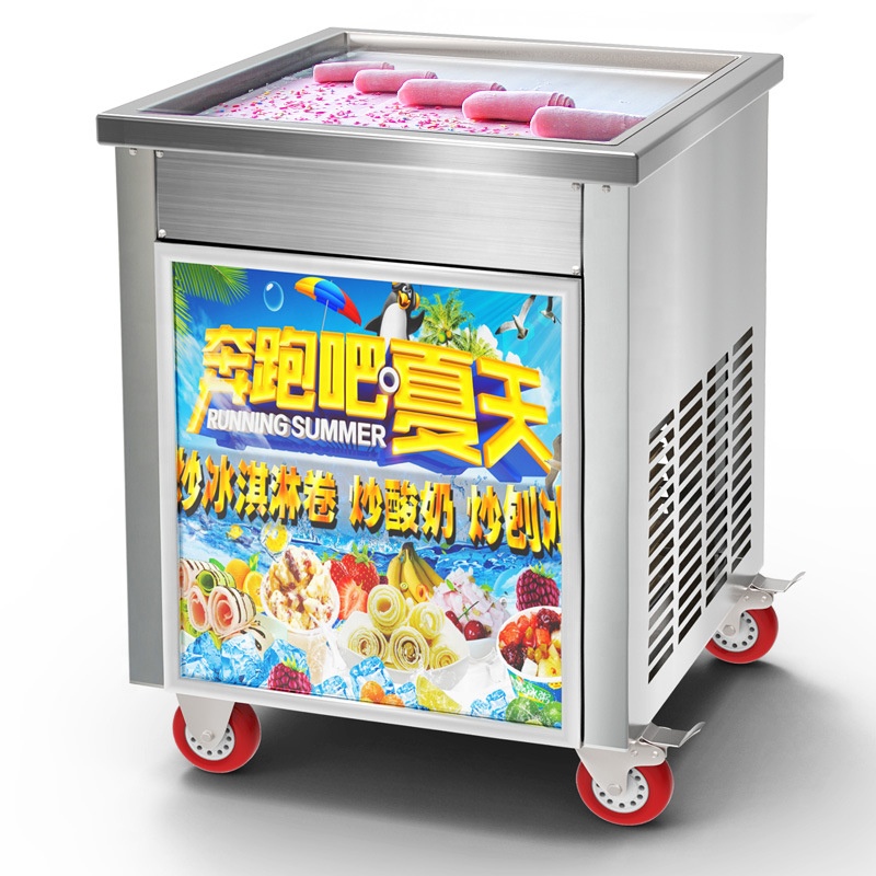 Yogurt Maker Electric - Frituren Ijsmachine Commerciële Elektrische Ijs Roll