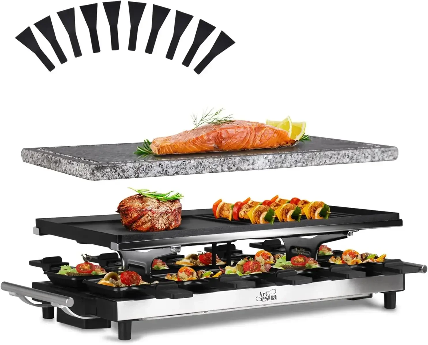 Artestia Raclette Tafelgrill,  - Raclette Grill Table recensie en prijs