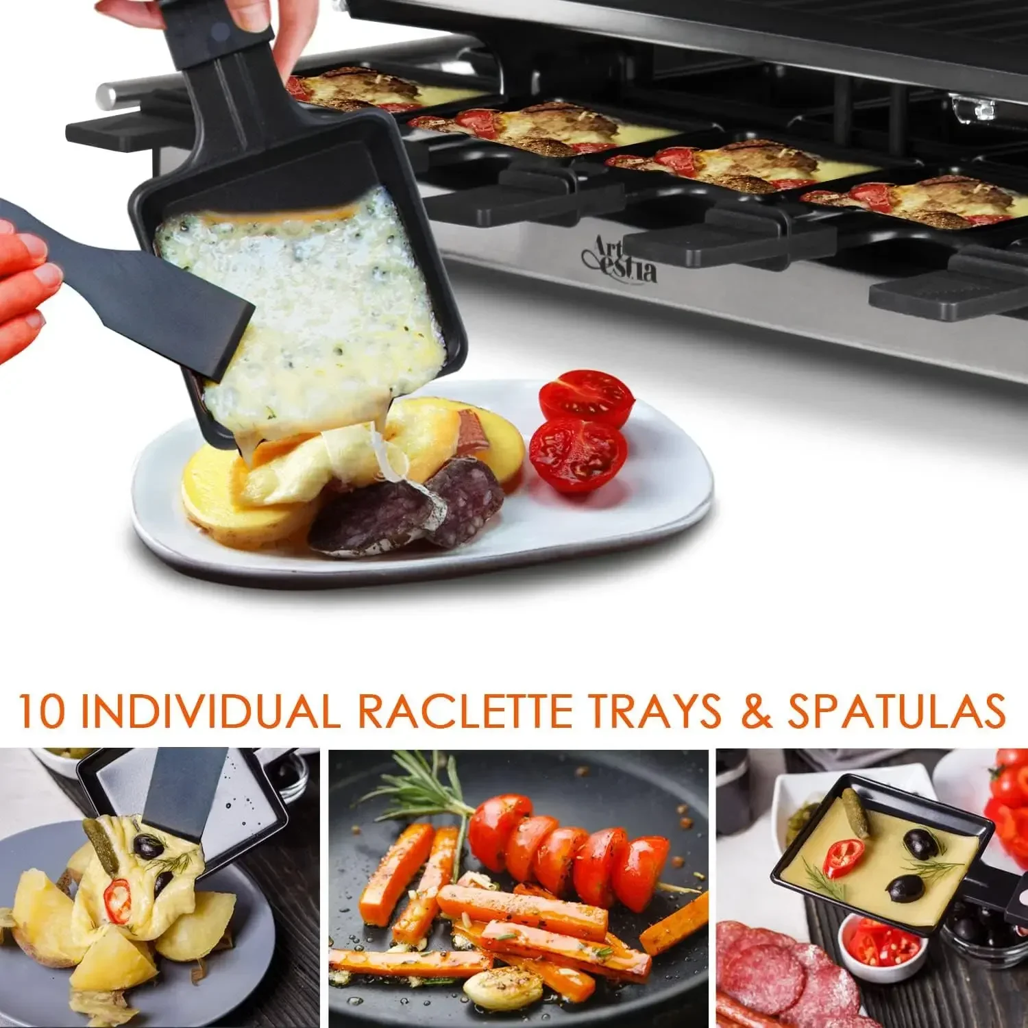 Artestia Raclette Tafelgrill,  - Raclette Grill Table recensie en prijs