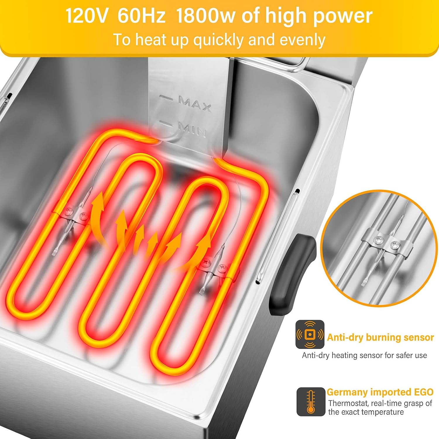 Elektrische friteuse - 13L 13. - Deep Fryer Stainless recensie en prijs