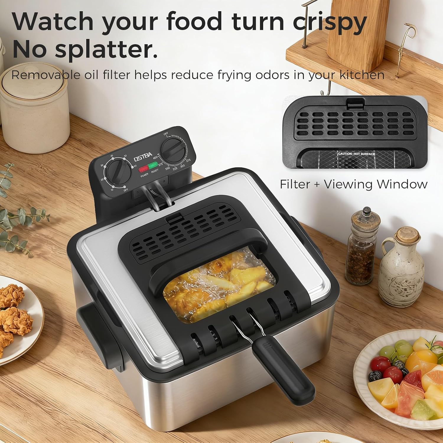 Elektrische friteuse met 3 man - Deep Fryer Stainless recensie en prijs