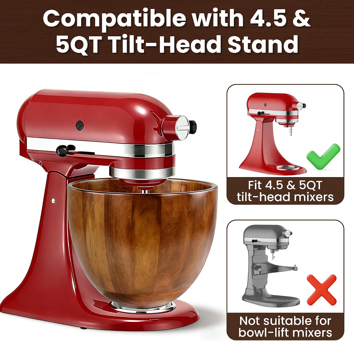 KITOART 5QT houten mengkom voo - Stand Mixer Bowl recensie en prijs