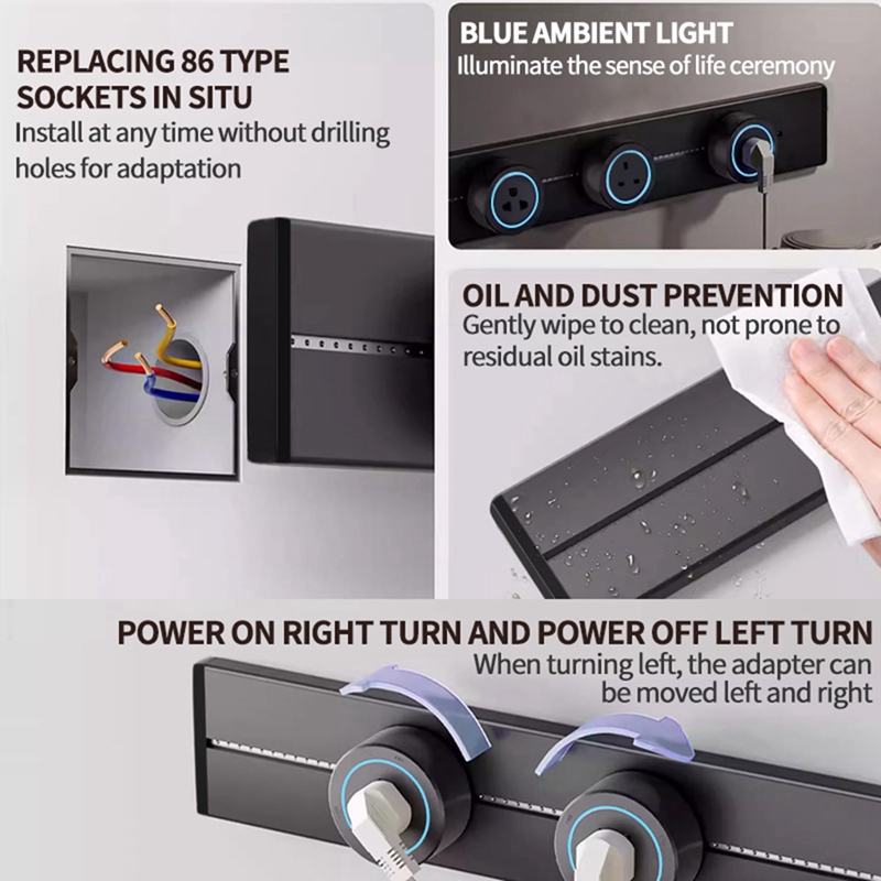 Stopcontact Power Rail Socket  - Kitchen Appliances Uk recensie en prijs