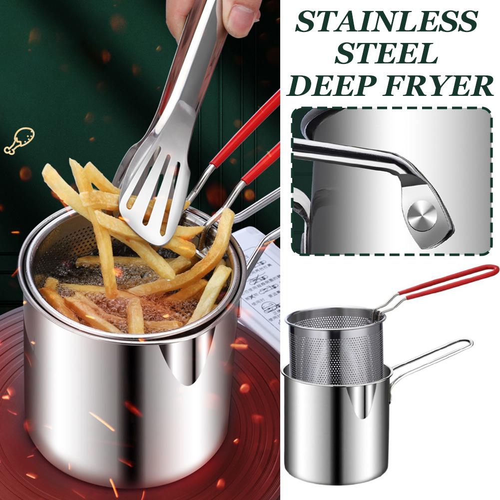 RVS friteuse set met zeefmand, - Deep Fryer Stainless recensie en prijs