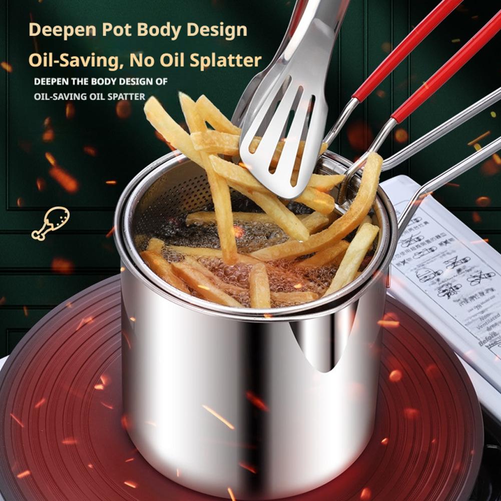 RVS friteuse set met zeefmand, - Deep Fryer Stainless recensie en prijs