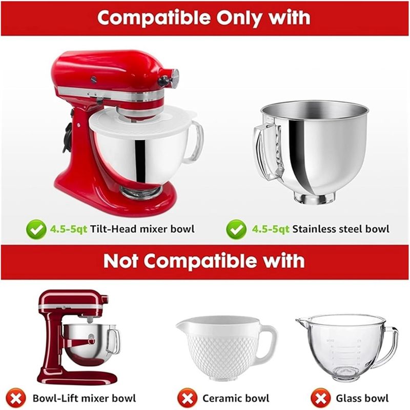 A74X-Voor Kitchenaid 4.5-5 Qua - Stand Mixer Bowl recensie en prijs